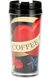 Zak Designs 14-Ounce Travel Tumbler, Tattoo Design