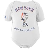 Majestic New York Mets Infant White MVP In Training Creeper