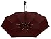 Umenice Automatic 9-Rib Travel Umbrella Windproof with 210T Fabric Red