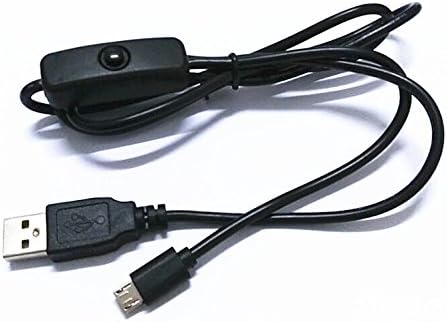 XiangHan Micro USB Cable for Raspberry Pi with ON/OFF Switch-Easy to Star and Reboot