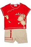 Newborn Boys 2pc Monkeying Around Short Set