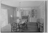 Photo: Harold F. Reindahl,residence on Forest Rd.,Essex Fells,New Jersey. Dining room