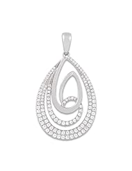 Diamond Pendant in 14K White Gold