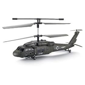 U1 Black Hawk 3 Channel RC Helicopter With Bulit in Gyro-AmyGreen