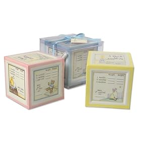  A Block To Grow On in Yellow for Babys First Milestones