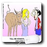 Londons Times Funny Society Cartoons - Fat A---- - Mouse Pads