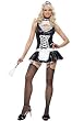 4PC Old Style French Maid Sexy Holiday Party Costume