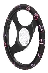 Pink Hearts Steering Wheel Cover