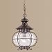 Harbor - 1 Light Nautical Outdoor Pendant Lighting Fixture - Bronze - Hand Blown Clear Glass - B5593