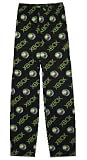 XBOX Lounge Pants black / neon green pajama bottoms