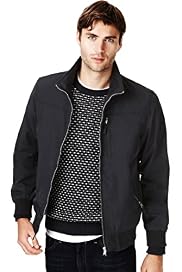 Big & Tall Funnel Neck Zip Through Sport Jacket