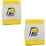 NBA adidas Indiana Pacers Gold Trim Team Logo Wrist Sweatbands