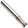 YG-1 G8A36 Micrograin Carbide Stub Cut Length Corner Rounding End Mill, High Performance, For Steel Alloys Up To HRc70, TiAlN Coated, Single Cut, 2 Flutes, Center Cutting