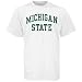 Michigan State Spartans White Vertical Arch T-shirt