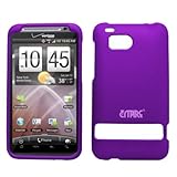 EMPIRE Purple Rubberized Snap-On Cover Case for Verizon HTC ThunderBolt