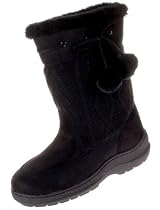 LAMO SHEEPSKIN Womens Knit Sweater Warm Winter Boots Shoes Black