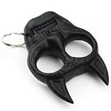 Tiger Head Drill Stinger Stick Keychain For Self Defense Nylon Plastic Steel
