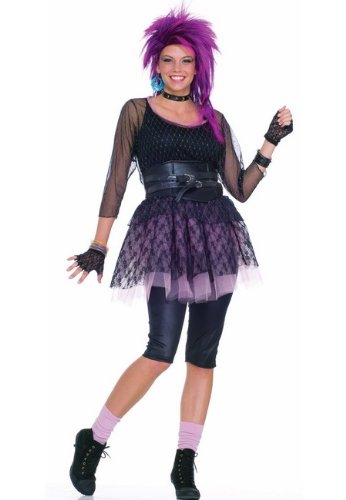 80's Funky Pop Star Adult Costume - Adult Std.