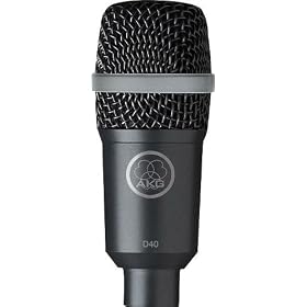 AKG Acoustics D 40 Supercardioid Instrument Microphone for Musical Instruments and Live... by