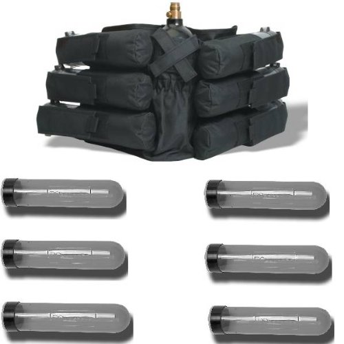 GXG Paintball 6+1 Deluxe Harness Ammo Pack & 140rd Pods