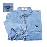 Men's Springer Spaniel Black Denim Shirt