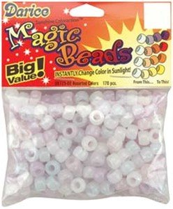 Childrens Toyshop  Toys : Magic Color-Changing Pony 6x9mm 170/Pkg-170/Pkg