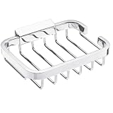 :USE Bath Shower Baskets 5-1 4-Inch Rectangular Basket, Polished Chrome by :USE