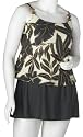 Christina Women's Plus Caribbean Queen 2 Piece Skirtkini