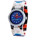 LEGO 9001970 - Reloj anol�gico de cuarzo para ni�o, correa de pl�stico multicolor