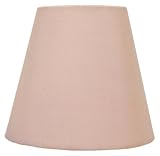 5 Inch Mini Chandelier Shade Pink Silk