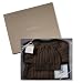 Elegant Baby 100% Cotton Cable Knit Sweater in Gift Box - Chocolate, 6 Months