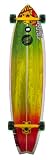 Santa Cruz Skate Big Wave Rasta Shark Sk8 Cruzer Complete Skateboard, 10.4 x 42.3-Inch