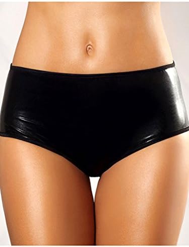 Unique and Lovely Women's Leather-Like Sexy Boyshort Panty
