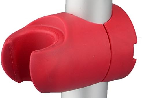 NOVA Medical Products Hand Held Shower Holder Attachment for Bath Seat, Transfer Bench, Bath Stool, Shower Commode, Universal Fit, red