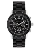 Michael Kors Mens MK8107 Oversize Black Silicone Runway Watch