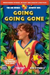 The Kid Fitness Activity DVD - Going, Going, Gone!