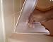 Bath Shower Guard w/ Adjustable Wall Angle