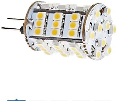 Daiwl 2pcs G4 3.5W 54x3528 SMD 240-260LM 3000-3500K Warm White Light LED Corn Bulb (12V)