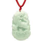 Natural Grade A Jadeite Jade Hand Carved Chinese Zodiac Amulet Pendant Necklace – Tiger