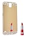 Galaxy S5 Case,Inspirationc® Beauty Luxury Diamond Hybrid Glitter Bling Soft Shiny Sparkling with Glass Mirror Back Plate Cover Case for Samsung Galaxy S5 i9600--Gold