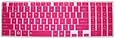 Semi-Hot Pink Ultra Thin Silicone Keyboard Cover Protector Skin for Toshiba Satellite C50-A, C50D-A, C50T-A, C55-A, C55D-A, C55T-A, C55Dt-A, C70-A, C70D-A, C75-A, C75D-A, C875, C875D seires (Notes:Compare your laptop to IDENTIFY image on this listing for correct model)