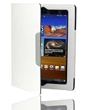 splash SIGNATURE Folio Leather Case for Samsung Galaxy Tab 8.9″ inch with 3-Step Stand (WHITE)