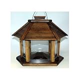 Solid Wood Hanging Bird Table / Feeder