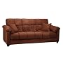 Handy Living Futon Mesa Sofa Sleeper, Dark Brown