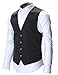 FLATSEVEN Mens Designer Stylish Casual Vest Premium