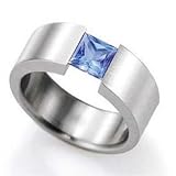 tdoro - Titanring - Blue Eye - Gr��e 56 Preisvergleich