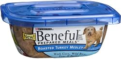 Beneful Dog Food Prepared Meals Roasted Turkey Medley, 10-Ounce Plastic Containers (Pack of 8)