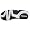 Mitre M2 Sport Black White Red Astro Football Boots
