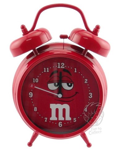 M&Ms Red Character Face Alarm Clock