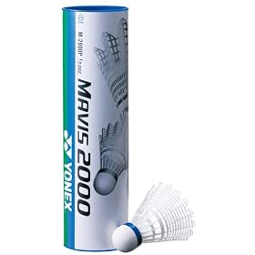 Click here to buy Yonex Mavis 2000 Nylon Tournament Shuttle (1 2 dz tube).